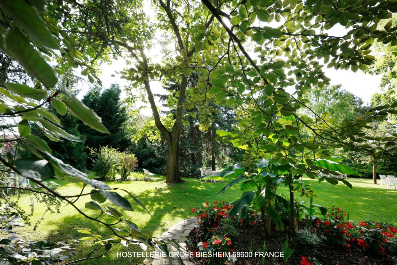 Aux Deux Clefs Hostellerie Groff Biesheim Exteriör bild